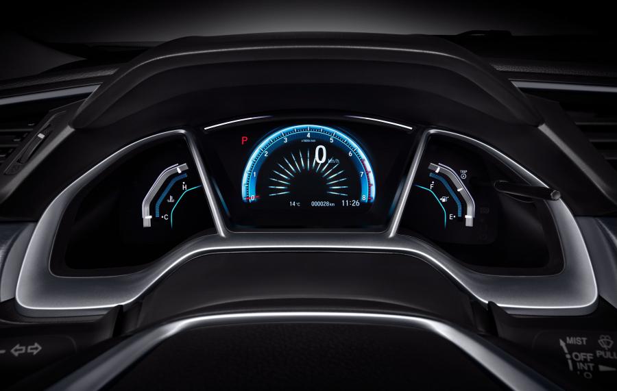 Панель приборов Honda Civic 2016 года  (CN) (фото 12 из 22)